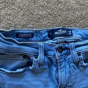 Hollister Mens Stacked Super Skinny jeans w28 l30